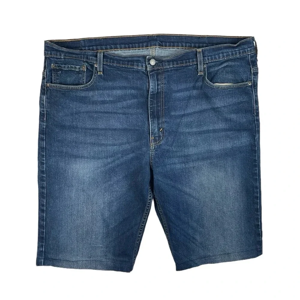 SH798 Men’s Levi’s Strauss 569 Up cycled Repurposed Denim Jean Shorts 44